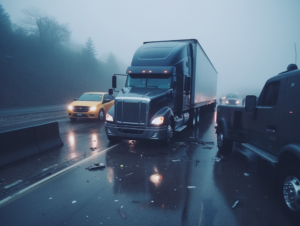 Bakersfield, CA – Truck Wreck with Injuries on Hwy 58
