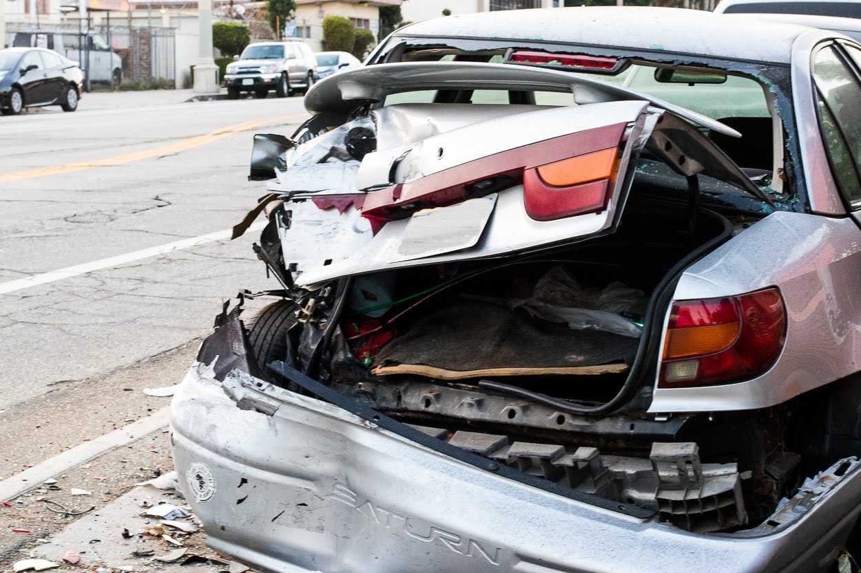 Los Angeles, CA - Collision blocks Mount Hollywood Dr & Griffith Park Dr