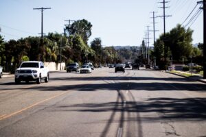 Los Angeles, CA - Three-Vehicle Crash with Injuries on W Florence Ave