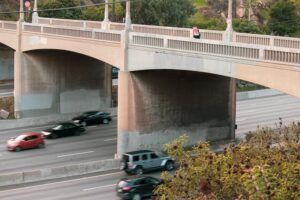 Los Angeles, CA - Auto Wreck at Century Blvd & S Sepulveda Blvd