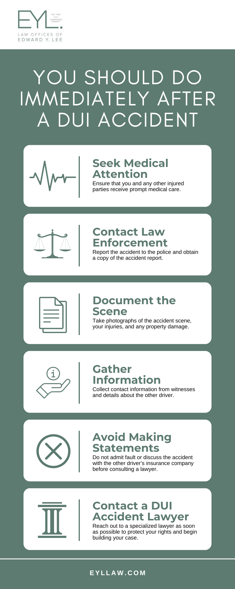 You Should Do Immediately After A DUI Accident Infographic