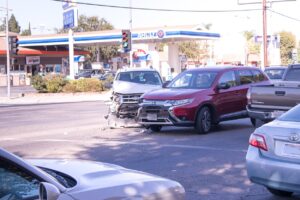 Midway City, CA - Car Crash with Injuries blocks Bolsa Ave